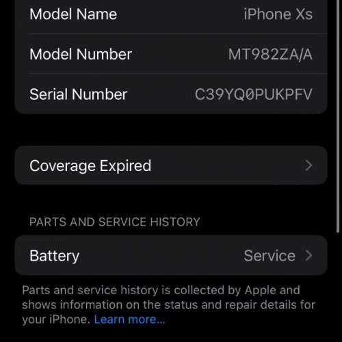 iPhone Xs 256GB White