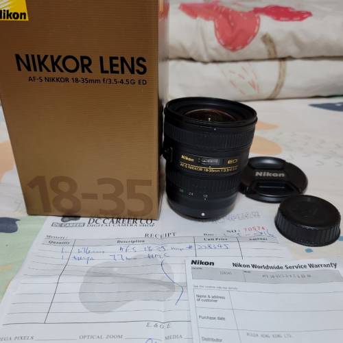 NIKON AF-S NIKKOR 18-35mm f3.5-4.5  G ED