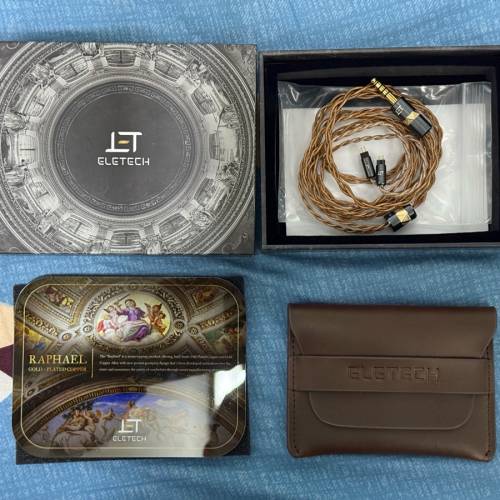 Eletech Raphael 銅鍍金耳機升級線