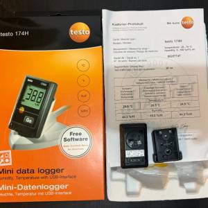 Testo 174H 德圖 迷你專業溫度計/濕度計 記錄儀 連底座套裝 Hygro-thermometer / D...