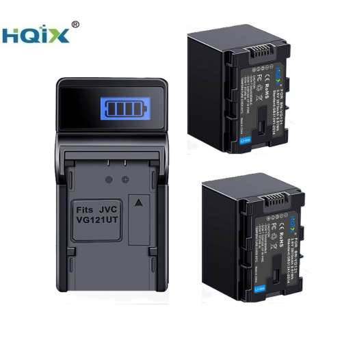 HQIX BN-VG121 Lithium-Ion Battery Pack With USB Charger 代用全解碼鋰電池連充電器