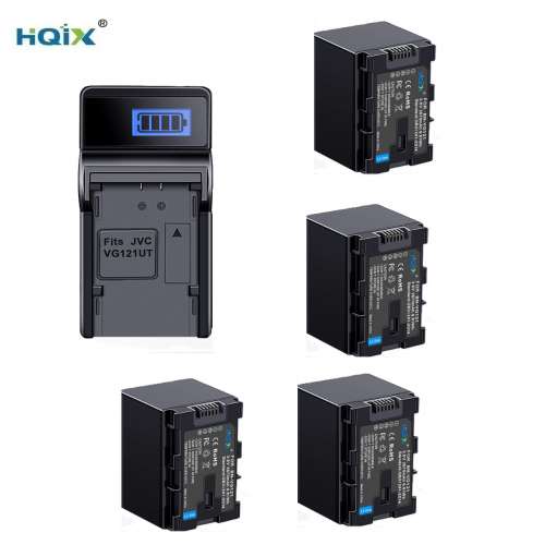 HQIX BN-VG121 Lithium-Ion Battery Pack With USB Charger 代用全解碼鋰電池連充電器