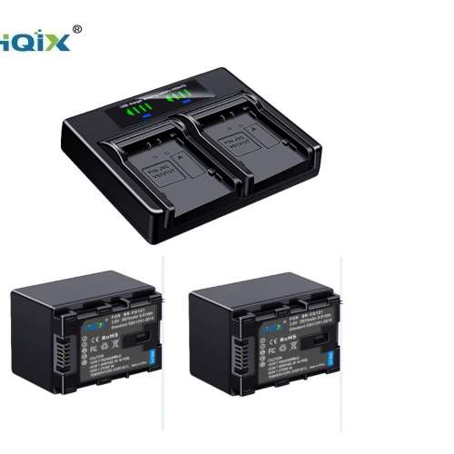HQIX BN-VG121 Lithium-Ion Battery Pack With LCD Display USB-C Dual Charger 代...
