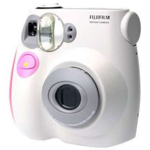 Fujifilm instax mini 7S white & Pink 即影即有相機 富士攝影器材 送1盒10張即影即...
