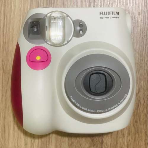 Fujifilm instax mini 7S white & Pink 即影即有相機 富士攝影器材 送1盒10張即影即...