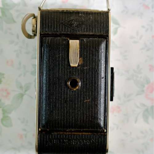 中古德國二戰時愛克發膠片畫幅折疊皮腔機械相機 Germany Agfa Land camera 收藏古董...
