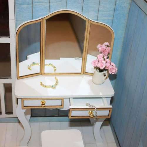 1:6 兵人 人偶 模型家具 6分娃 化妝枱 適合barbie、麗佳、hot toys、blythe figure...