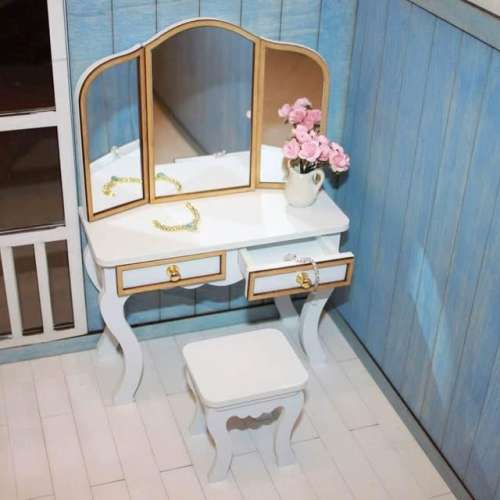 1:6 兵人 人偶 模型家具 6分娃 化妝枱 適合barbie、麗佳、hot toys、blythe figure...