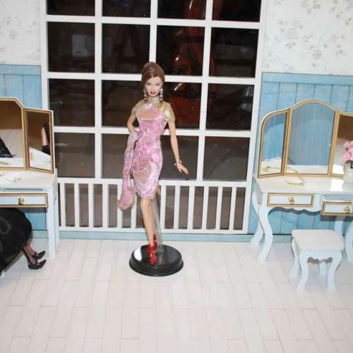 1:6 兵人 人偶 模型家具 6分娃 化妝枱 適合barbie、麗佳、hot toys、blythe figure...