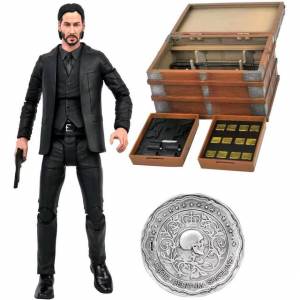 奇洛李維斯 殺神電影人偶公仔 Keanu Reeves JOHN WICK FIGURE 7" DELUXE BOXED MOV...