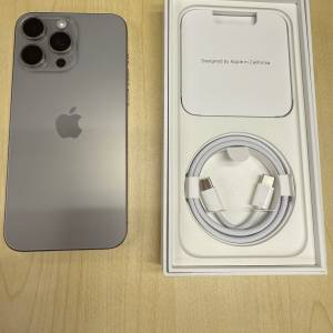 99%新iPhone 15 Promax 256G 鈦原色