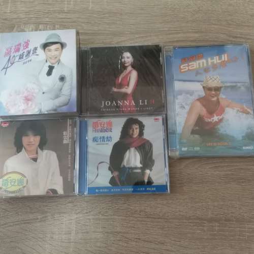 100%new.全新CD 5 套.