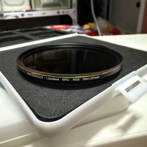 67mm 濾鏡ND8 filter 無損IR抑製減光鏡ND8減3檔