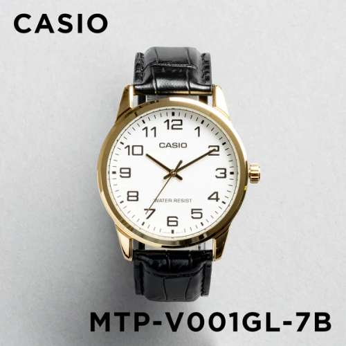 Montres Company 香港註冊公司(32年老店) 卡西歐 CASIO 白金色 MTP-V001GL MTP-V00...