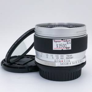 98% New Topcor 5.8cm F1.4手動鏡頭, 深水埗門市可購買