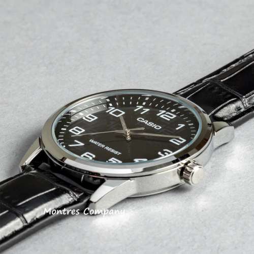 Montres Company 香港註冊公司(32年老店) 卡西歐 CASIO 黑銀色 MTP-V001L MTP-V001...