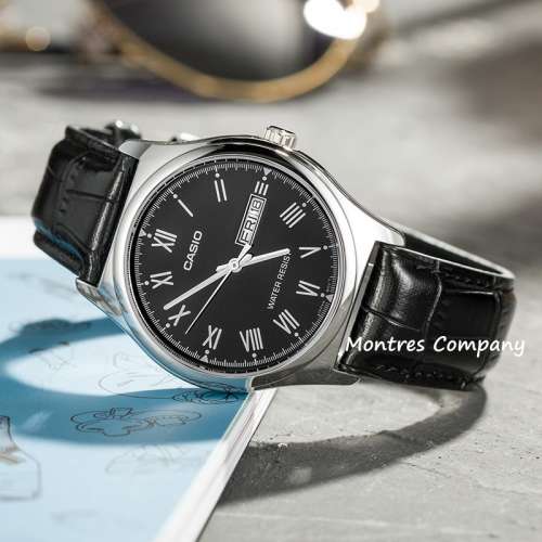 Montres Company 香港註冊公司(32年老店) 卡西歐 CASIO MTP-V006L MTP-V006L-1B 黑...
