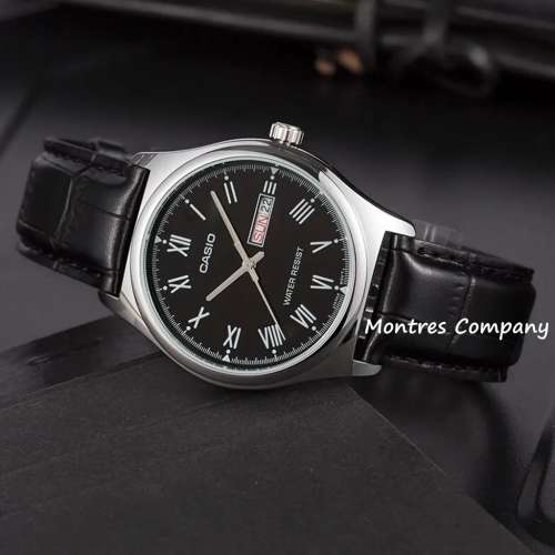 Montres Company 香港註冊公司(32年老店) 卡西歐 CASIO MTP-V006L MTP-V006L-1B 黑...