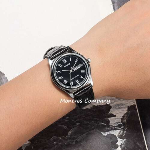 Montres Company 香港註冊公司(32年老店) 卡西歐 CASIO MTP-V006L MTP-V006L-1B 黑...