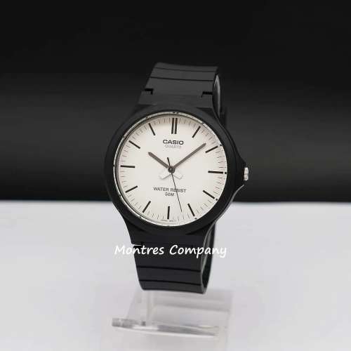 Montres Company 香港註冊公司 (32年老店) 卡西歐 CASIO 白黑色 MW240 MW-240 MW-2...