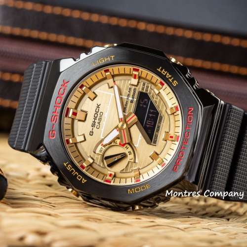 Montres Company 香港註冊公司 (32年老店) 卡西歐 CASIO G-SHOCK GBM-2100RH-1A 黑...