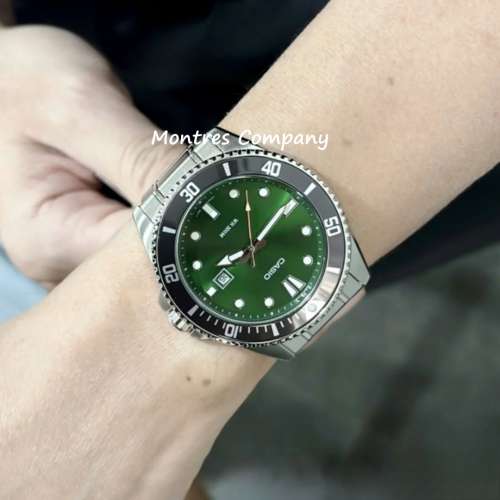 Montres Company 香港註冊公司 (32年老店) 卡西歐 CASIO MDV-107D MDV-107D-3A2 銀...