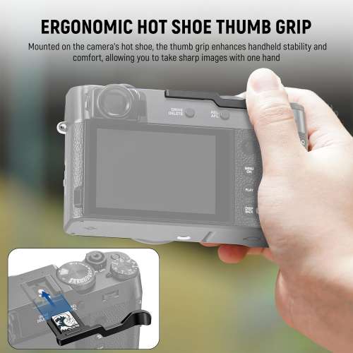 NEEWER Hot Shoe Cover & Shutter Button Cap Set For Fujifilm X100V & X100VI