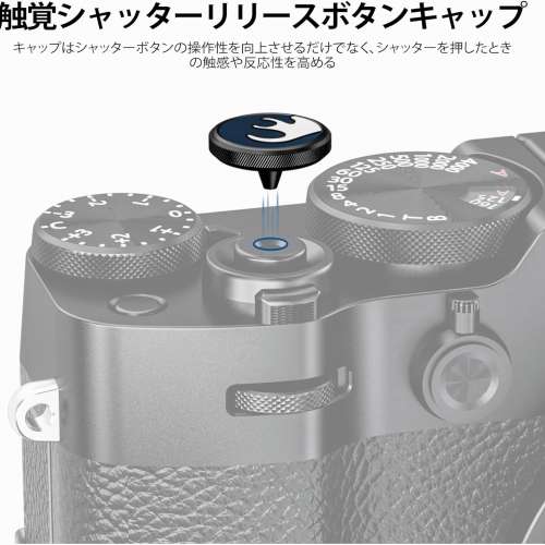 NEEWER Hot Shoe Cover & Shutter Button Cap Set For Fujifilm X100V & X100VI