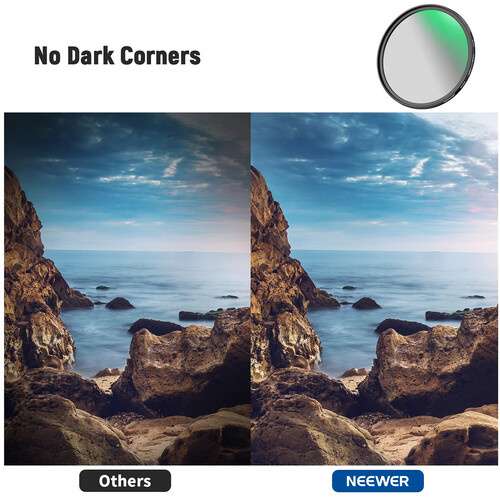 NEEWER CA087 With 49mm Soft GND8 Soft Graduated Neutral Density Filter (3-Stop)