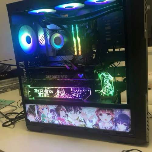 第 10 代 Intel® Core™ i7 處理器 台式水冷電競RGB 電腦主機，高配16G 記憶體，4G...