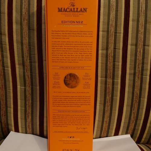 《賣》Macallan Edition No.2 /Edition no2/麥卡倫/whisky/威士忌