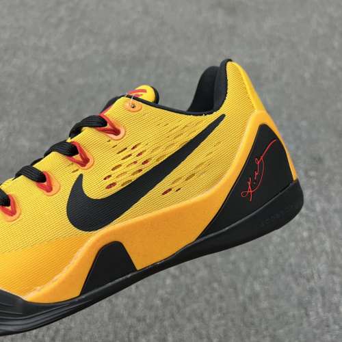 Nike Kobe 9 EML ow Bruce Lee 耐克 科比9代 低幫 黃黑 李小龍