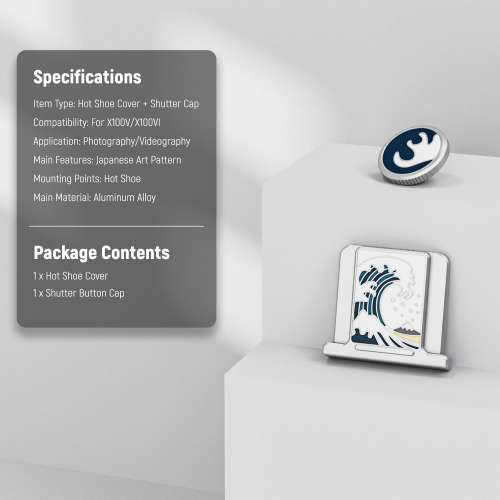 NEEWER  Hot Shoe Cover & Shutter Button Cap Set For Fujifilm X100V & X100VI