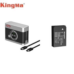 KINGMA LP-E12 With BM070-LPE12 Black LCD Display USB-C Dual Charger