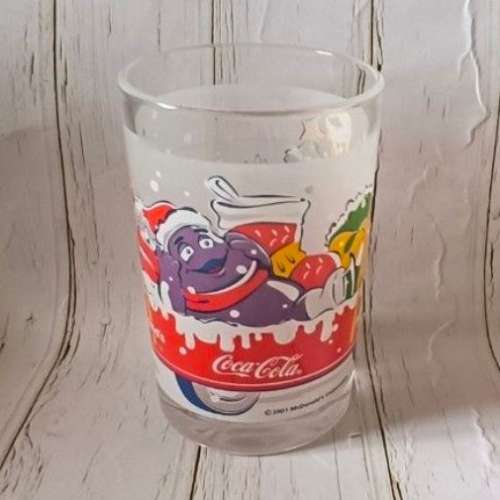2001 McDonald’s x CocaCola 麥當勞 滑嘟嘟 玻璃杯