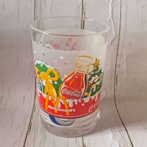2001 McDonald&rsquo;s x CocaCola 麥當勞 滑嘟嘟 玻璃杯
