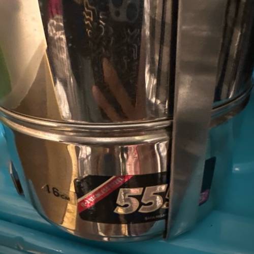 復古 懷舊 555 不鏽鋼 三層 飯壺