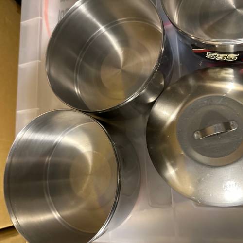 復古 懷舊 555 不鏽鋼 三層 飯壺