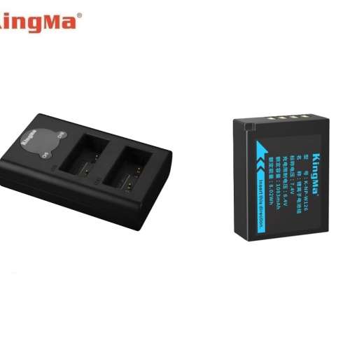 KINGMA NP-W126 / K-NP-W126 Fully Decoded Lithium-Ion Battery With BM048 Charger