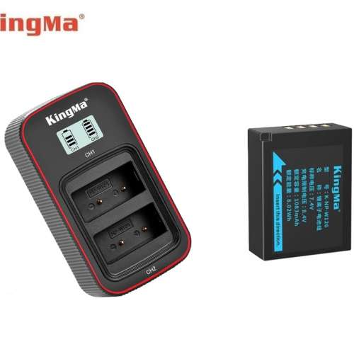 KINGMA NP-W126  With BM058-NPW126 LCD Display USB-C Dual Charger
