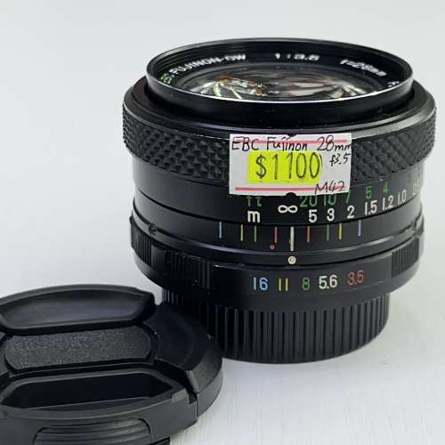 90% New EBC Fujinon·SW 28mm f3.5 廣角鏡頭,深水埗門市可交收