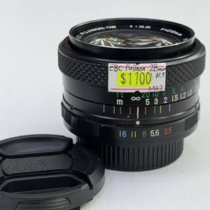 90% New EBC Fujinon·SW 28mm f3.5 廣角鏡頭,深水埗門市可交收