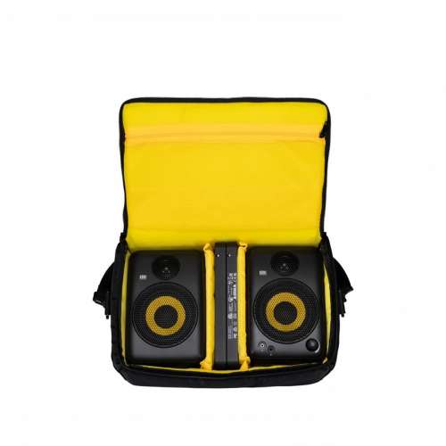 KRK GoAUX 4 Portable Powered Studio Monitors with Bluetooth 5.0, USB