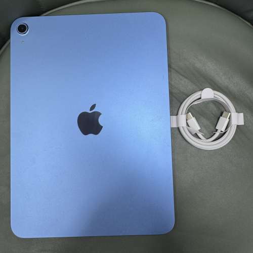 99%New iPad 11 (A16) WIFI版 128GB 藍色 香港行貨 蘋果保養到2026年6月13日 有配件...