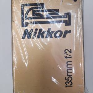 ( 全球唯一全新貨 ) Nikkor F 135mm F/2 AIS Lens ( 日本製造 )