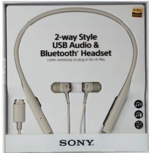 2-way Style USB /Hi-Res Audio & Bluetooth Headset SBH90C 索尼兩用USB DAC高解析...