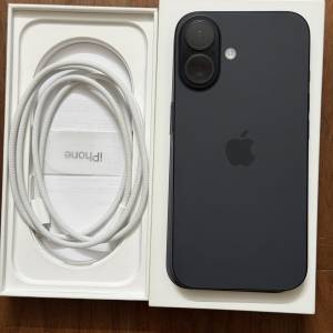 Apple iPhone 16 - Black - 256GB - In warranty till August, 2026