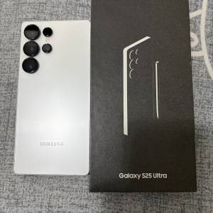 Samsung Galaxy S25 Ultra 12+256GB銀色鈦金屬行貨保養到明年7月
