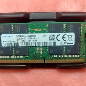 SAMSUNG 32GB 2RX8 PC4 3200AA  LAPTOP RAM