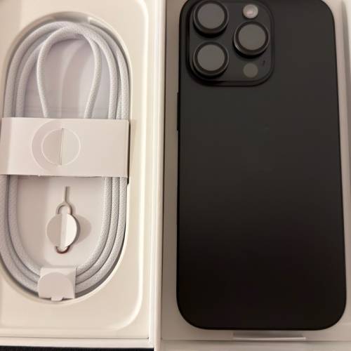 Apple iPhone 16 Pro Black Titanium 256GB 黑色行貨 96%電池 極靚仔 包裝全齊